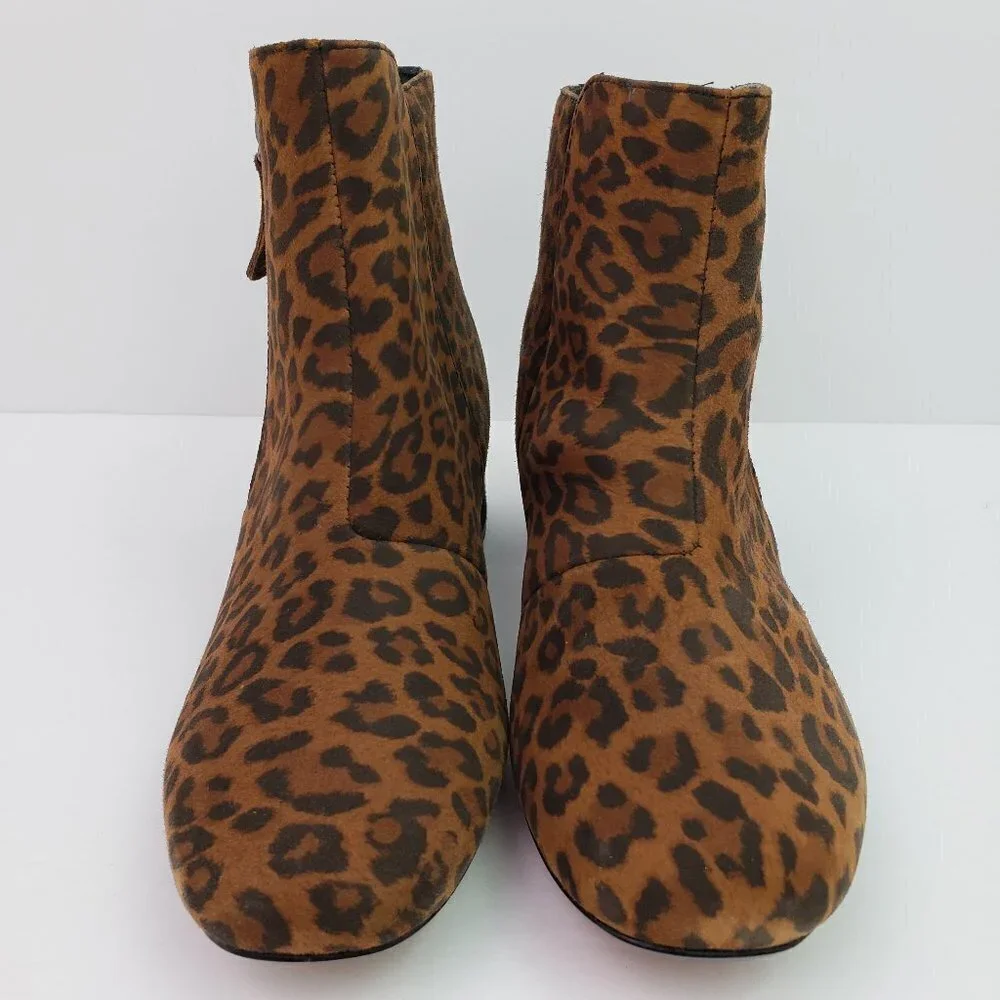 Collection By Clarks Marilyn Beth Leopard Booties